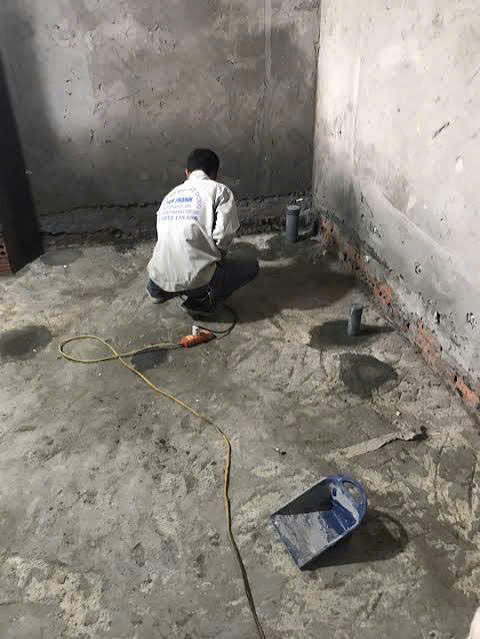 Công trình chống thấm WC căn hộ mini